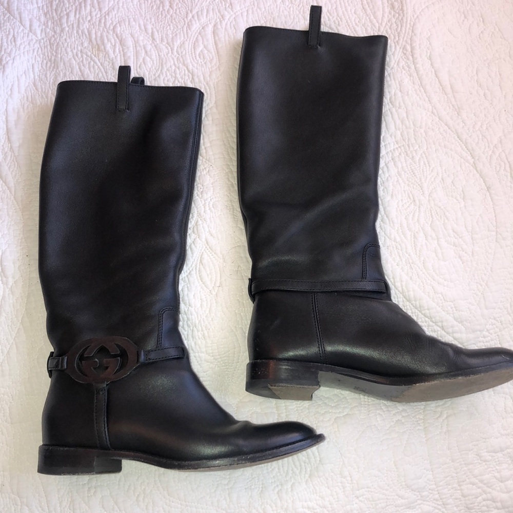 Gucci knee high boots